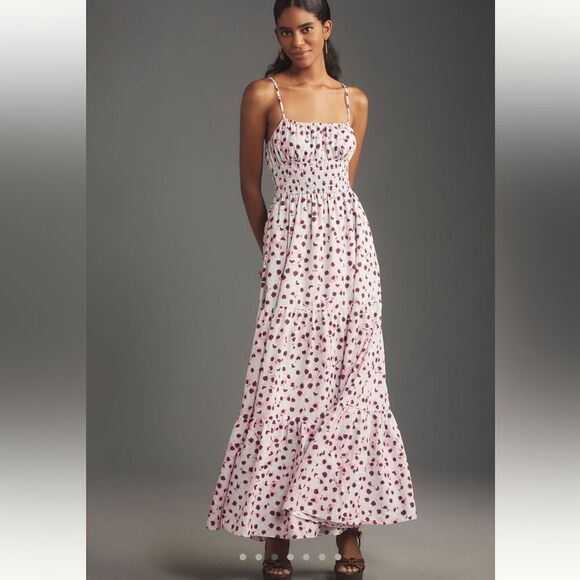 NEW Anthropologie Hutch Sleeveless Square-Neck A-Line Maxi Dress Floral Small - Picture 11 of 11